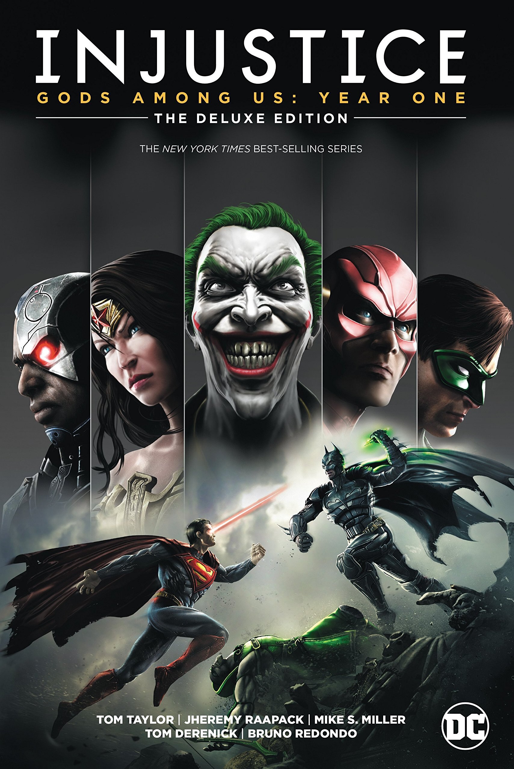 Обложка: Injustice: Боги среди нас. Год первый — делюкс-издание