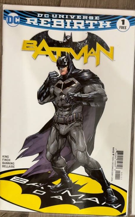 Обложка: Batman: DC Universe Rebirth №1