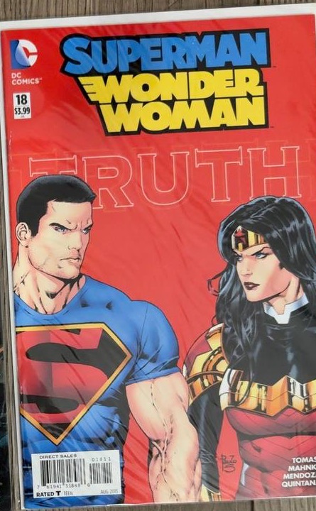 Обложка: Superman / Wonder Woman №18
